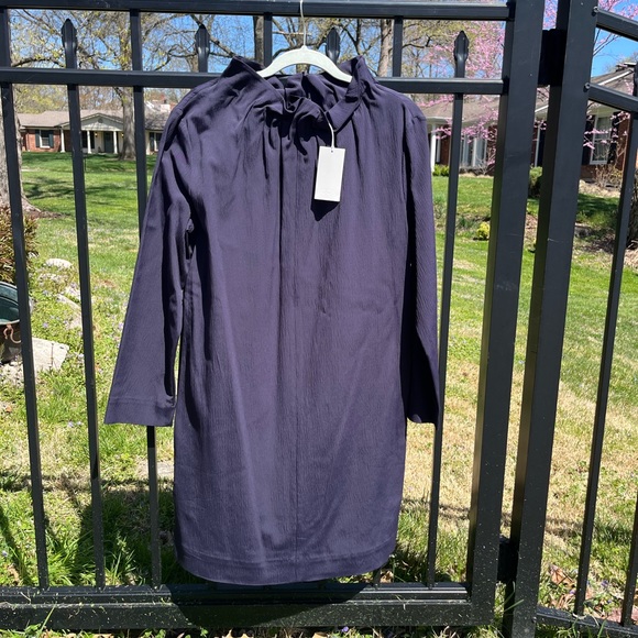 COS Ruffle Neck Shift Dress NWT - Picture 7 of 13